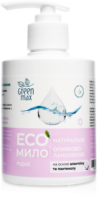 ЭКО-мыло жидкое натуральное оливково-ланолиновое , фото 1 - Ecolove